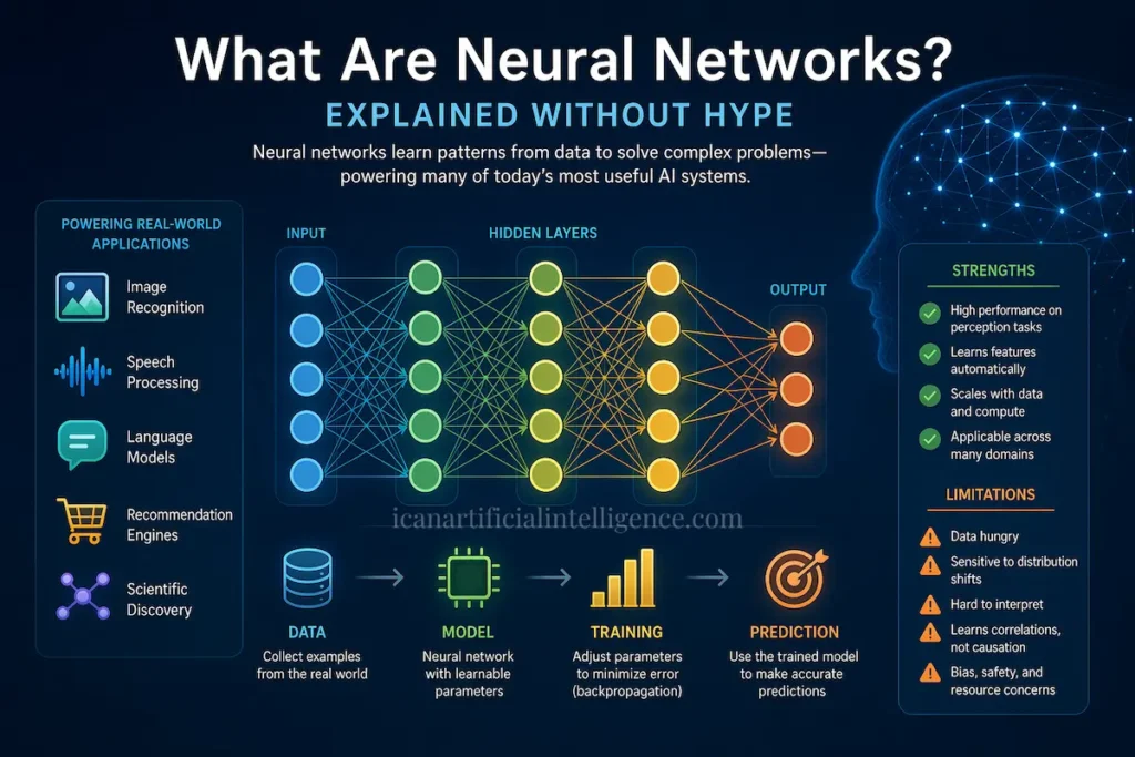 What Are Neural Networks? Explained Without Hype – Visual Guide